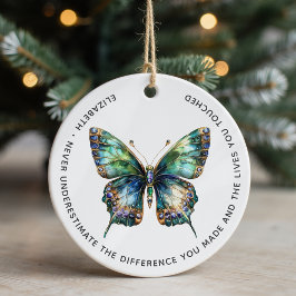 Ornamento De Cerâmica Reforma Personalizada Obrigado