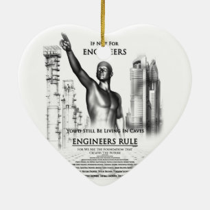 Ornamento De Cerâmica Regra de engenheiros