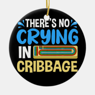 Ornamento De Cerâmica Regras de jogo do jogador de Conselho de Cribbage