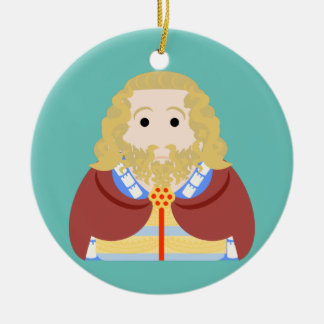 Ornamento De Cerâmica Rei Eduardo II da Inglaterra