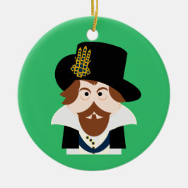 Ornamento De Cerâmica Rei James VI da Escócia e James I da Inglaterra