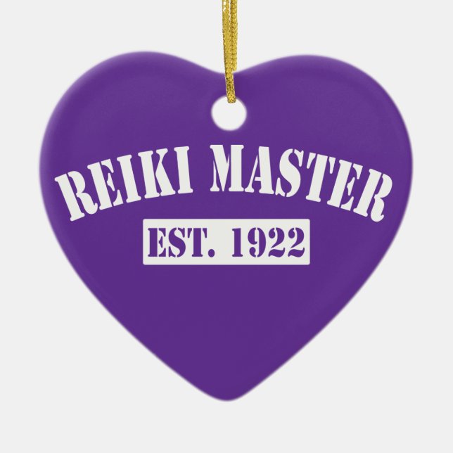 Ornamento De Cerâmica Reiki Master (Frente)