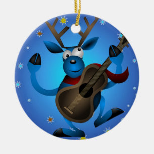 Ornamento De Cerâmica Reindeer Rock Ornament