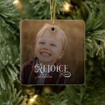 Rejoice Christian Religious Merry Christmas Photo 