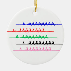 Ornamento De Cerâmica Remodeladores de Corridas de Tripulação - Até Cinc