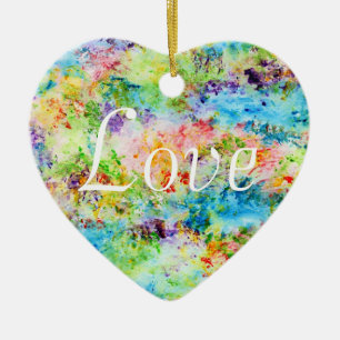 Ornamento De Cerâmica Renascimento - amor
