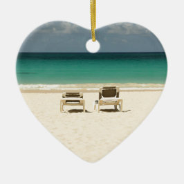 Ornamento De Cerâmica República Dominicana tropical da praia