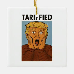 Ornamento De Cerâmica Resistido Traduzido Eu Pego Pinguins