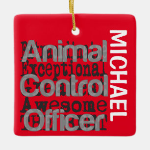 Ornamento De Cerâmica Responsável pelo Controlo Animal Extraordinário PE