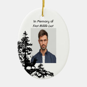 Ornamento De Cerâmica Retorna de Marca de Memória Masculina