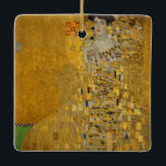 Ornamento De Cerâmica Retrato de Adele Bloch-Bauer I por Gustav Klimt<br><div class="desc">O retrato de Adele Bloch-Bauer I (1903-1907), de Gustav Klimt, é uma pintura de retrato de arte vitoriana do simbolismo vitoriano. Retrato de Adele Bloch-Bauer Eu também é conhecido como A Dama em Dourado ou a Mulher em Dourado. O retrato mostra Adele Bloch-Bauer sentada em uma cadeira de ouro em...</div>