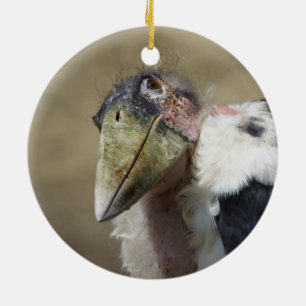 Ornamento De Cerâmica Retrato de Marabou Stork