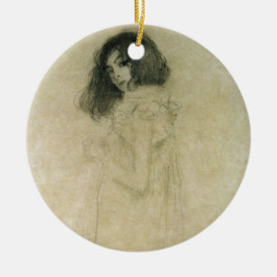 Ornamento De Cerâmica Retrato de uma jovem mulher, 1896-97