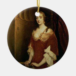 Ornamento De Cerâmica Retrato provável de Nell Gwynne (1650-87), mistre