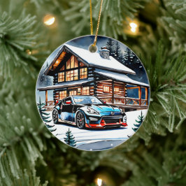 Ornamento De Cerâmica Reversão para Férias: Natal da Edição JDM