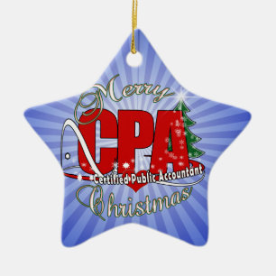 Ornamento De Cerâmica Revisor oficial de contas de CPA do NATAL