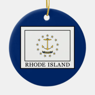 Ornamento De Cerâmica Rhode - ilha