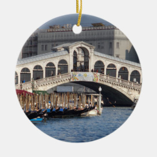 Ornamento De Cerâmica Rialto Bridge Veneza Itália
