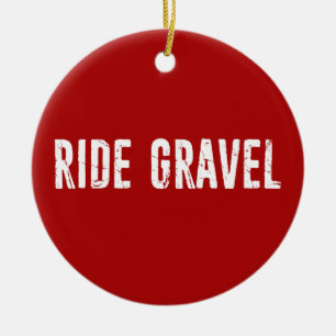 Ornamento De Cerâmica Ride Gravel
