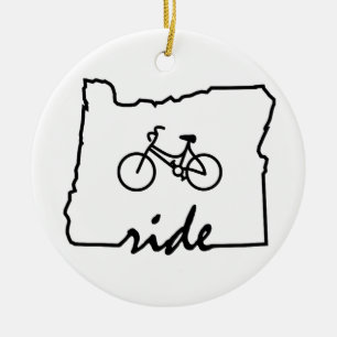 Ornamento De Cerâmica Ride Oregon