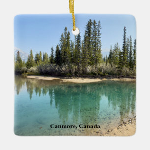 Ornamento De Cerâmica Rio Bow em Canmore Canadá