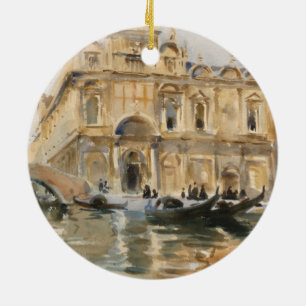 Ornamento De Cerâmica Rio dei Mendicanti, Veneza por John Singer Sargent