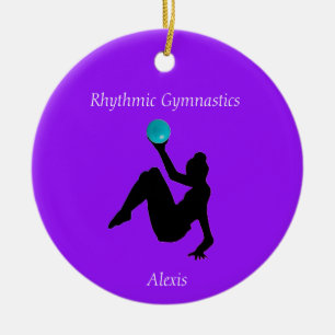 Ornamento De Cerâmica Ritmia Gymnastics Ball Routine