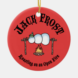 Ornamento De Cerâmica Roasting de Jack Frost