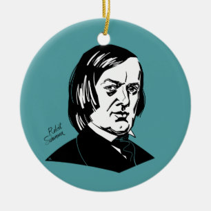 Ornamento De Cerâmica Robert Schumann