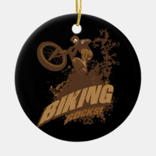Ornamento De Cerâmica Rochas Biking!