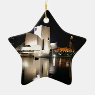 Ornamento De Cerâmica Rock and Roll Hall of Fame & Museum, Cleveland OH