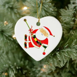 Ornamento De Cerâmica Rock Escalting Christmas