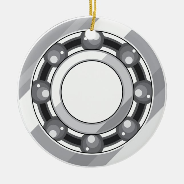 Ornamento De Cerâmica Rolamento de esferas (Frente)