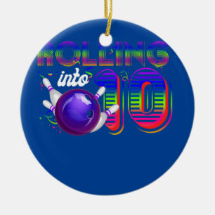 Ornamento De Cerâmica Rolando para a 10 Boliche 10th