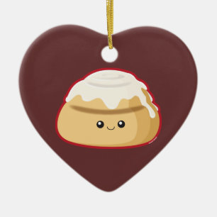 Ornamento De Cerâmica Rolo de canela