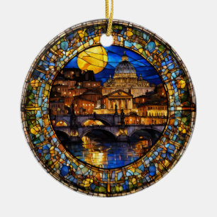 Ornamento De Cerâmica Roma Itália