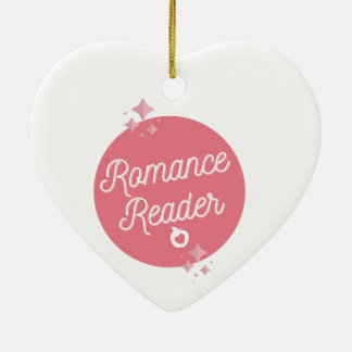 Ornamento De Cerâmica Romance Reader Ornament