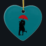 Ornamento De Cerâmica Romântico sem esperança<br><div class="desc">Adicione um pouco de romance à sua vida!</div>