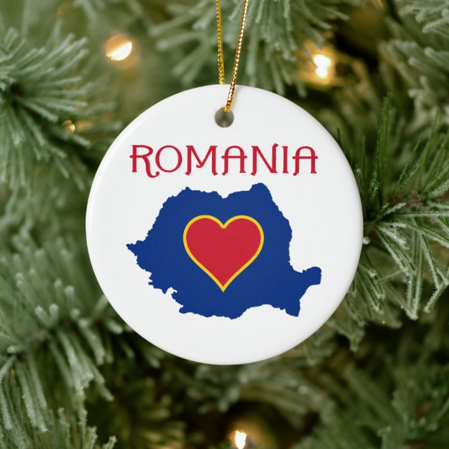 Ornamento De Cerâmica Romênia (Árvore)