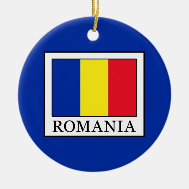 Ornamento De Cerâmica Romênia (Frente)