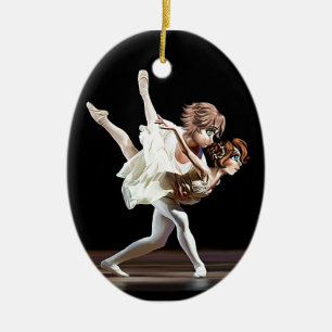 Ornamento De Cerâmica Romeo e Juliet