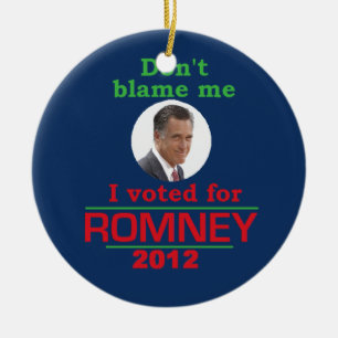 Ornamento De Cerâmica Romney não me responsabiliza