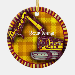 Ornamento De Cerâmica Rondo Power Shovel