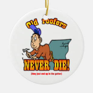 Ornamento De Cerâmica Roofers