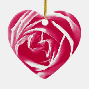 Ornamento De Cerâmica Rosa de satélites rosa