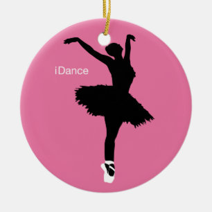 Ornamento De Cerâmica rosa do iDance