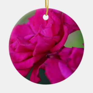 Ornamento De Cerâmica Rosa Rosa Rosa Sangrenta