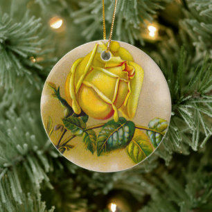 Ornamento De Cerâmica Rosa Trabalho de arte Impressão de Belas Arte Amar