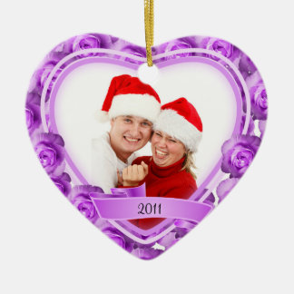 Ornamento De Cerâmica Rosas/foto de Love~