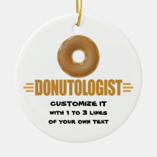 Ornamento De Cerâmica Rosquinha personalizada